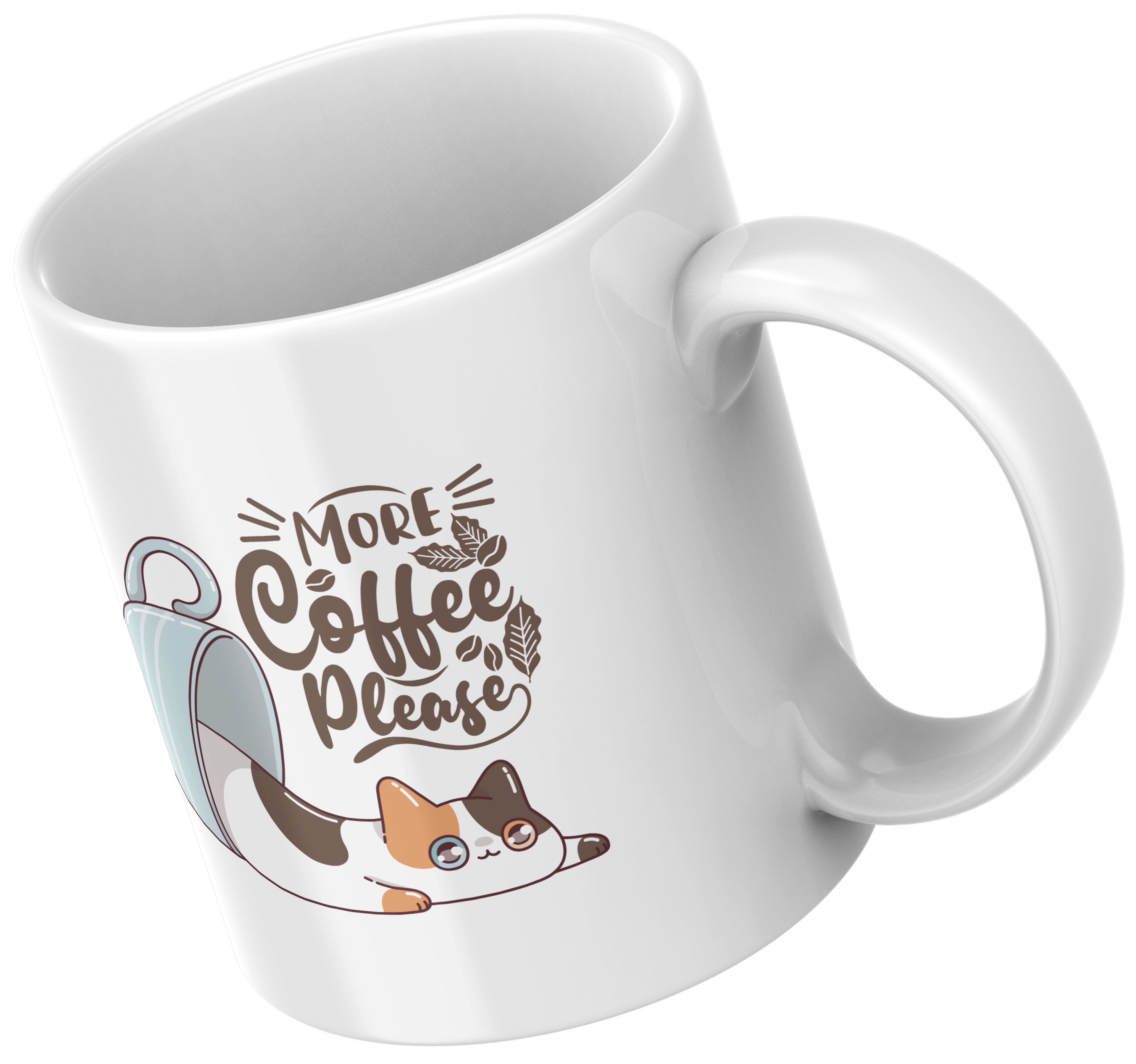 Printed Mug -More Coffee Please